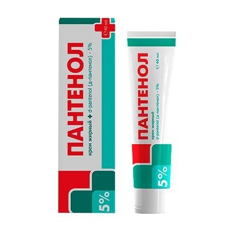 Пантенол крем жирный 40 мл
