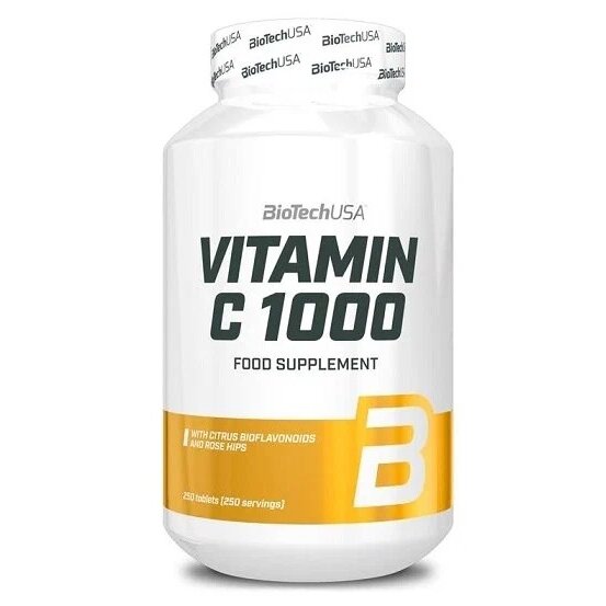 Витамин С 1000 мг BiotechUSA таблетки 1800 мг 250 шт.
