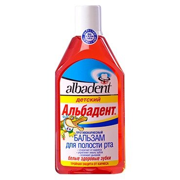 Бальзам детский от кариеса Альбадент 400 мл