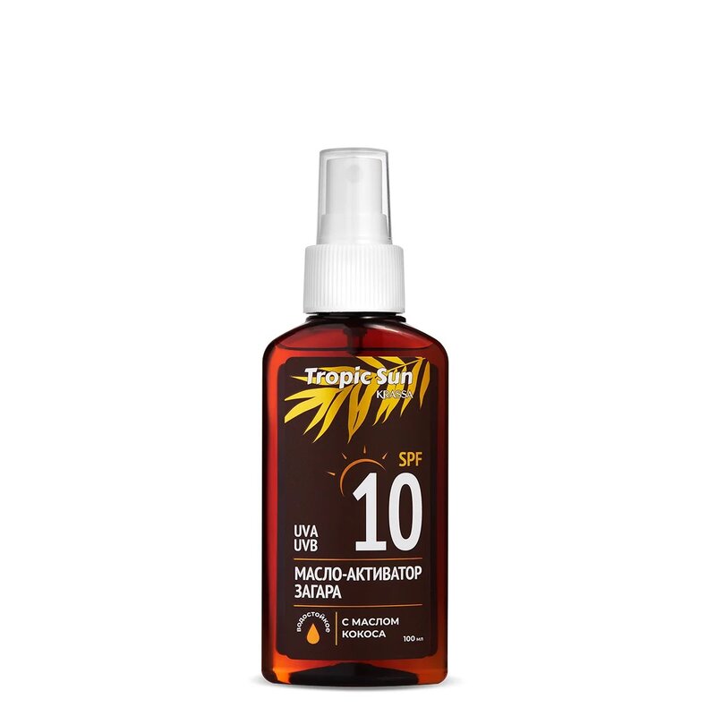 Масло-активатор для загара Красса (Krassa) Tropic Sun SPF10 100 мл
