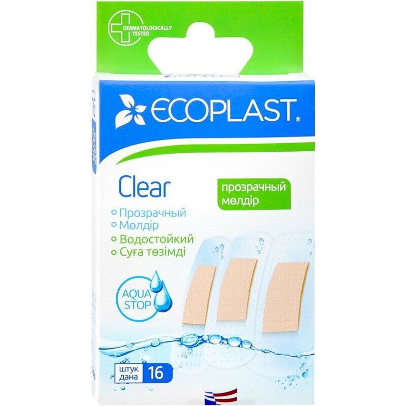 Пластырь Ecoplast CLEAR 16 шт.