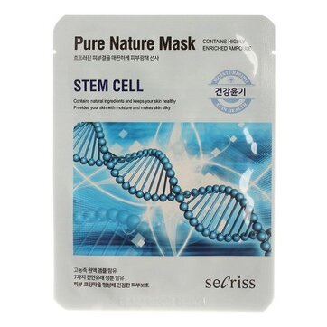 Маска для лица тканевая Anskin Secriss Pure Nature Stem cell 25 мл