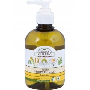 Зеленая аптека мыло жидкое 370мл интимное для чувств. кожи