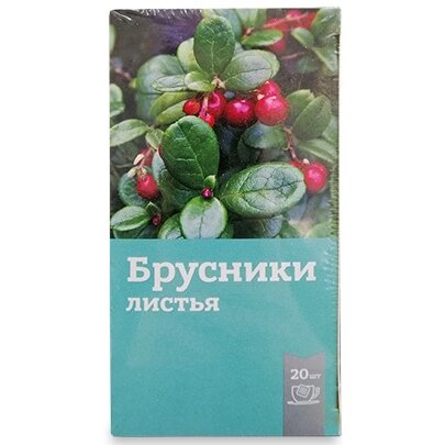 Брусники листья фильтр-пакеты 1,5 г 20 шт.