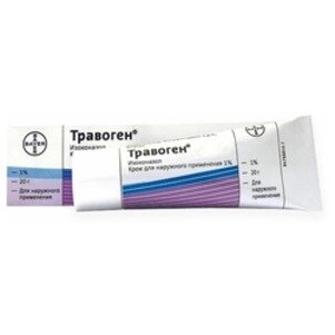 Травоген крем 1% 20 г