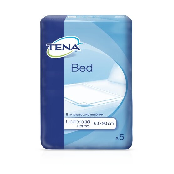 Простыни впитывающие Тена (TENA) Bed Underpad Normal 60 х 90 см 5 шт.