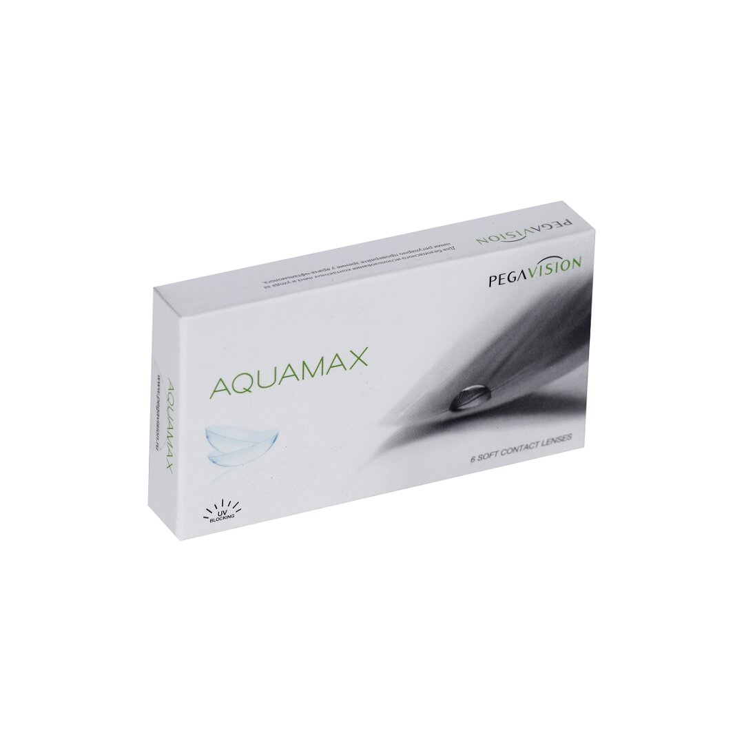 Контактные линзы Aquamax Pegavision двухнедельные диоптрия -3,25 x6