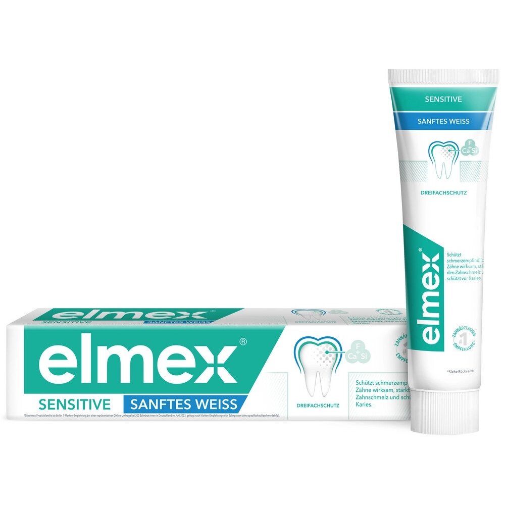 Зубная паста Elmex Sensitive Бережное отбеливание 75 мл