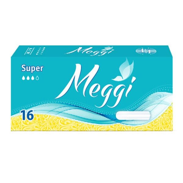 Тампоны Meggi гигиенические super 16 шт.
