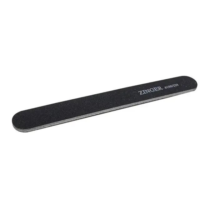 Пилка прямая 100-220 Zinger арт. zo-UT-401 A OPP032 черная