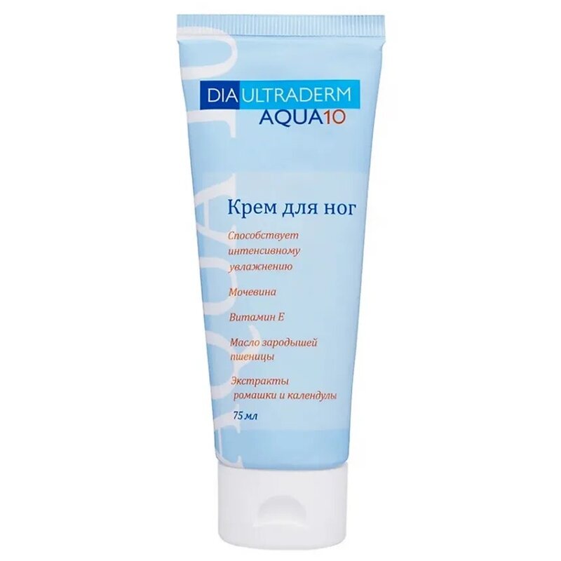 Крем Diaultraderm aqua 10 для ног 75 мл