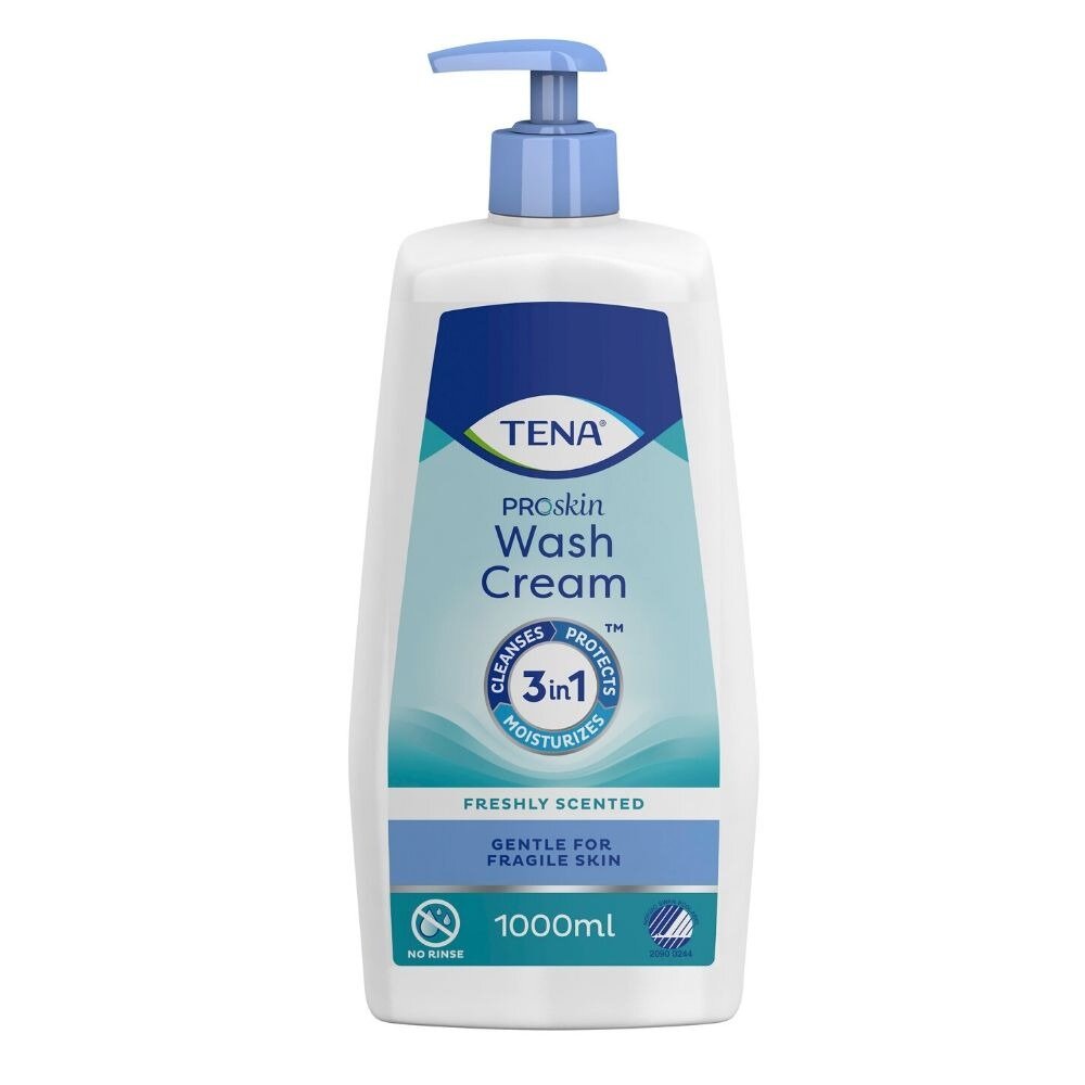 Очищающий крем Тена (TENA) Wash Cream 3 в 1 1000 мл