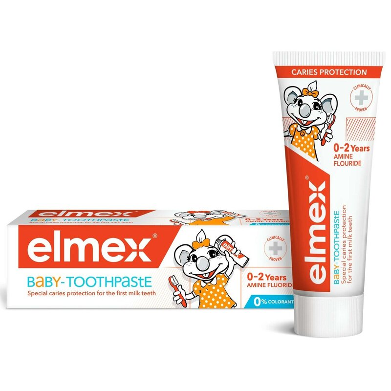 Colgate elmex паста зубная для детей с 0 до 2 лет 50мл