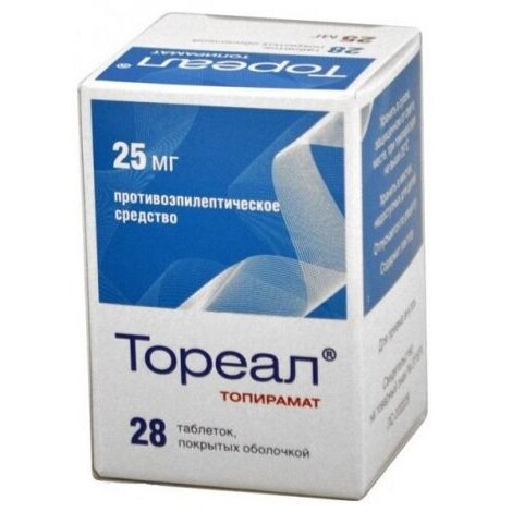 Тореал таблетки 25 мг 28 шт.