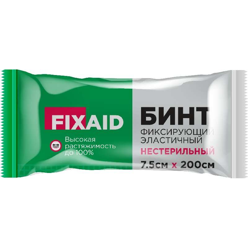 Фикс эйд Бинт эластичный фиксир. н/с 7,5см х 2м