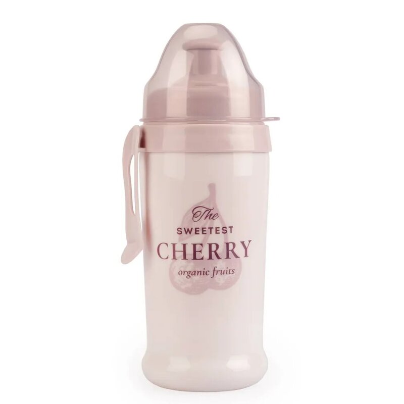 Поильник Happy baby 12 мес.+ с прищепкой лиловый 360 мл