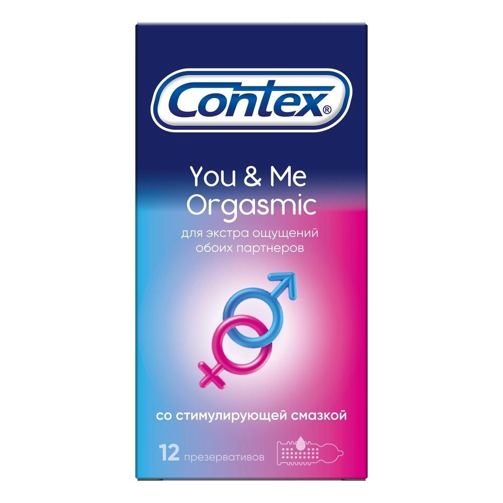 Презервативы Contex You & Me Orgasmic 12 шт.