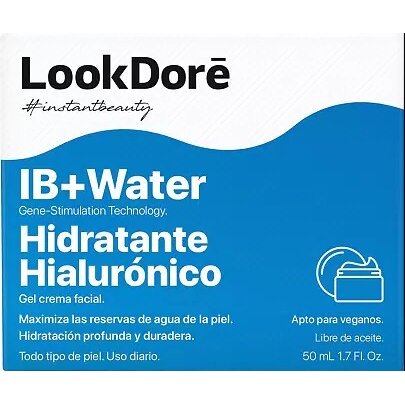 Гель-крем для интенсивного увлажнения LookDore IB+ Lookdore с гиалуроновой кислотой банка 50 мл