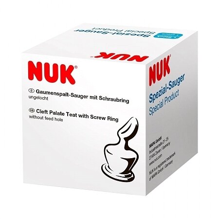 Nuk соска латексная для детей с ращелиной верхнего неба N 1