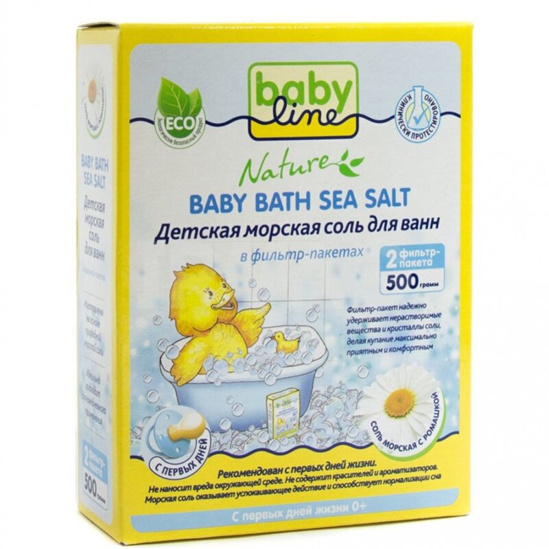 Соль для ванн Babyline Ромашка 500 г