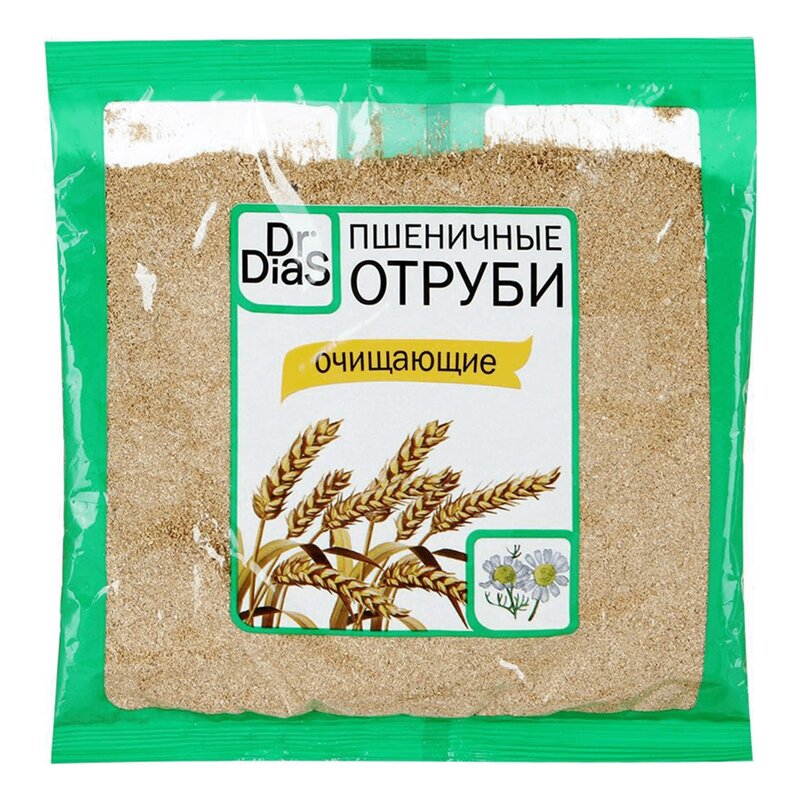 Отруби Dr.DiaS пшеничные очищающие 200 г