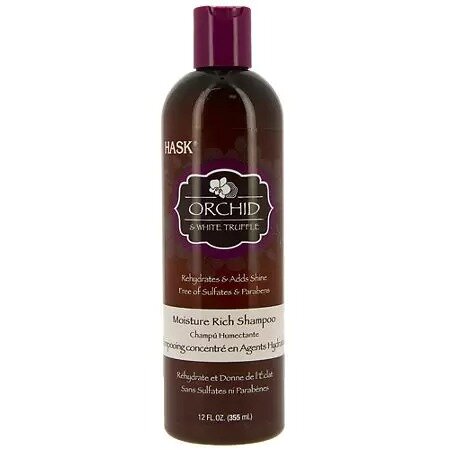 Шампунь для волос ультра-увлажнения Hask с экстрактом орхидеи и маслом белого трюфеля 335 мл