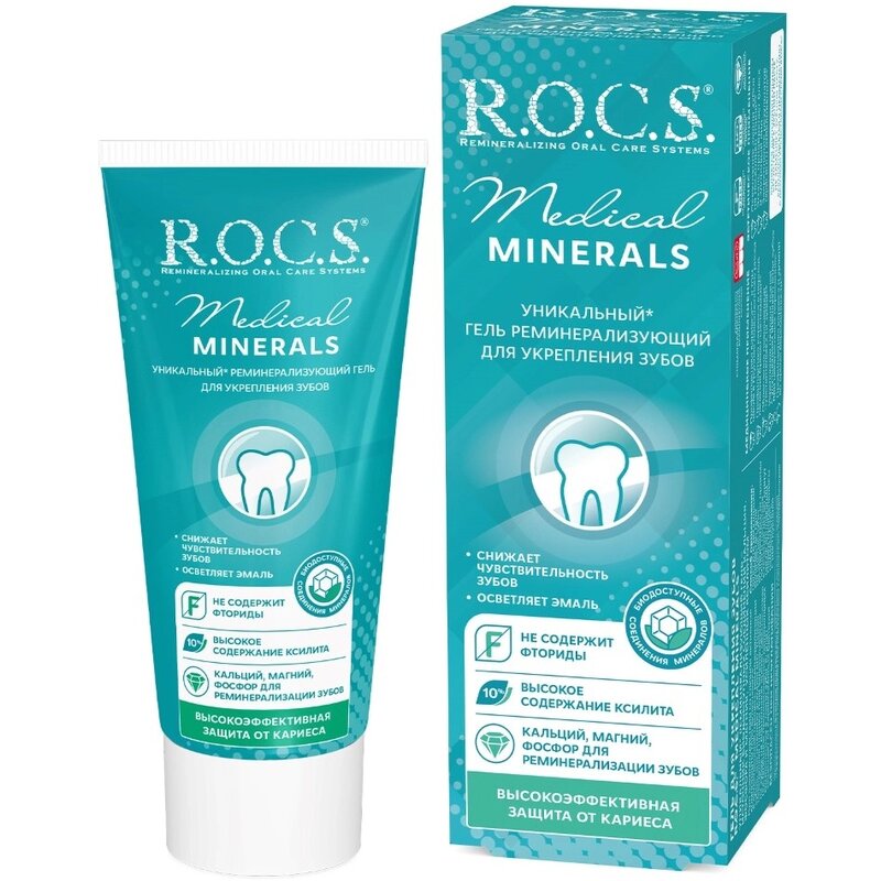 Гель Рокс (R.O.C.S.) Medical Minerals реминерализующий 45 г
