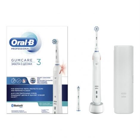 Электрическая зубная щетка Oral-B (Орал-Би) Pro 3 для чувствительных зубов и десен