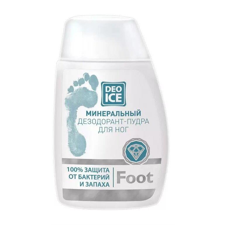 Deoice sport Минеральный дезодорант-пудра для ног 50 г