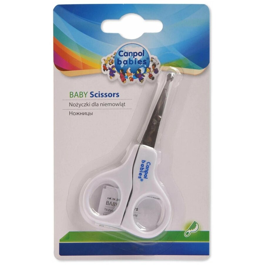 Ножницы Canpol 0+ белые