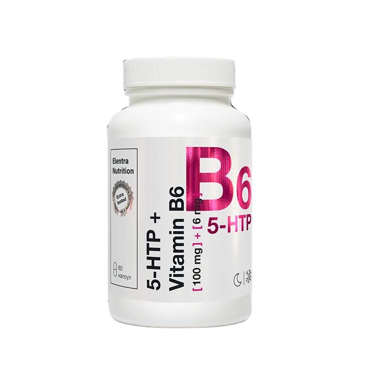 5-НТР+Витамин В6 Elentra nutrition капсулы 310мг 60шт