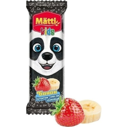 Батончик злаковый детский Matti банан с 3 лет 24 г