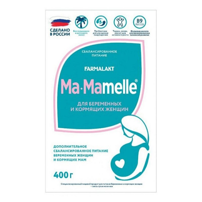 Mamelle смесь для беременных и кормящих женщин 400г
