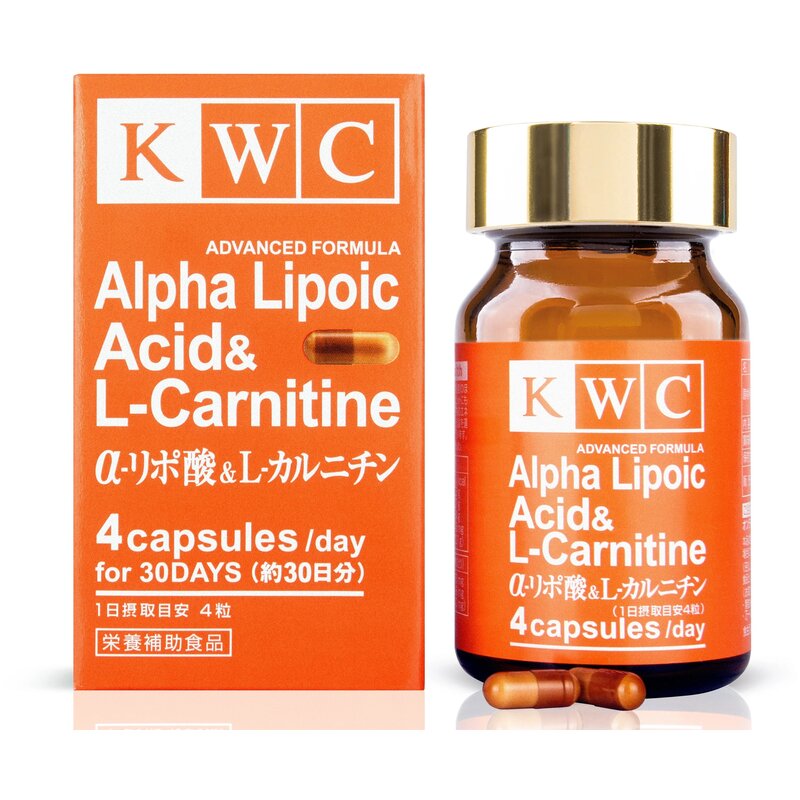 KWC Альфа-липоевая кислота и L-Карнитин улучшенная формула капсулы 250 мг 120 шт.