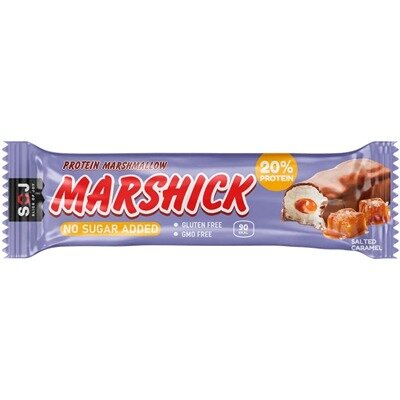 Батончик Soj Marshmallow с соленой карамелью в молочном шоколаде 30 г