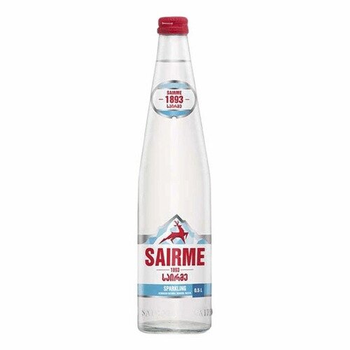 Вода питьевая газированная Саирме стекло 500 мл