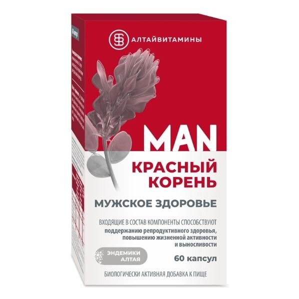 Красный корень Man Мужское здоровье капсулы 60 шт.