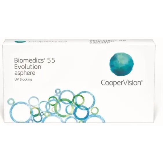 Контактные линзы Cooper Vision Biomedics 55 Evolution UV D -2.75 R 8.6 6 шт x1