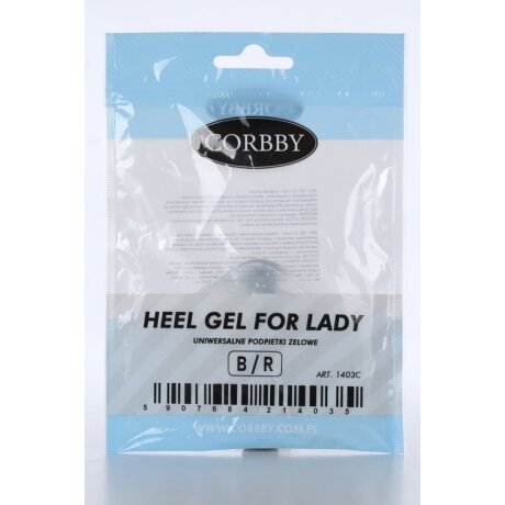 Подпяточники Corbby Heel Gel for lady гелевые женские