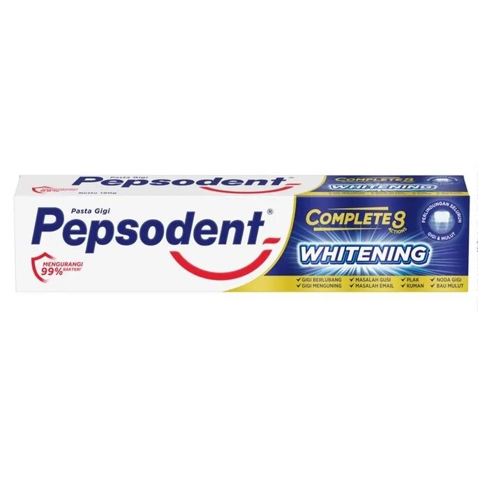 Зубная паста Pepsodent whitening отбеливающая 190 г