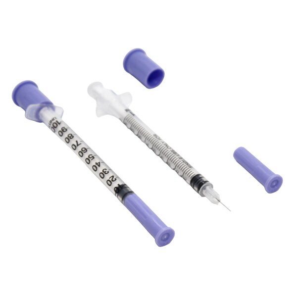 Шприц инсулиновый Cosmo бо для ботулинотерапии 1мл u100 игла31g 0.26х8mm 50 делений 10 шт.