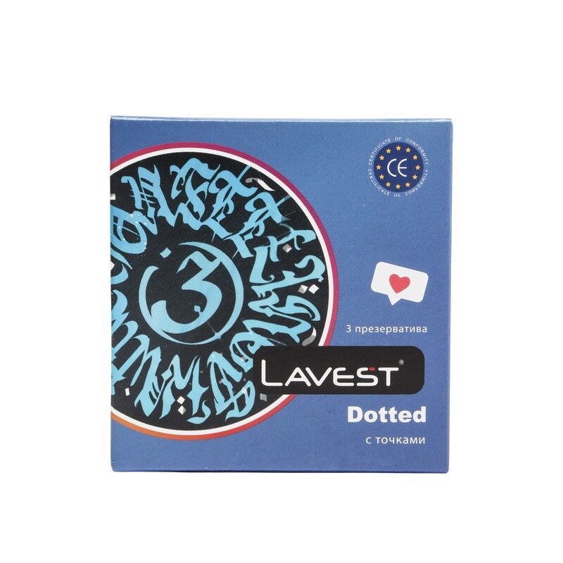 Презервативы Lavest Dotted 3 шт.
