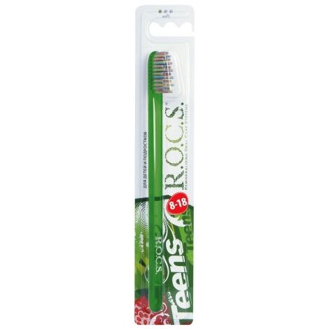 Детская зубная щетка Рокс (R.O.C.S.) Teens мягкая с 8 до 18 лет