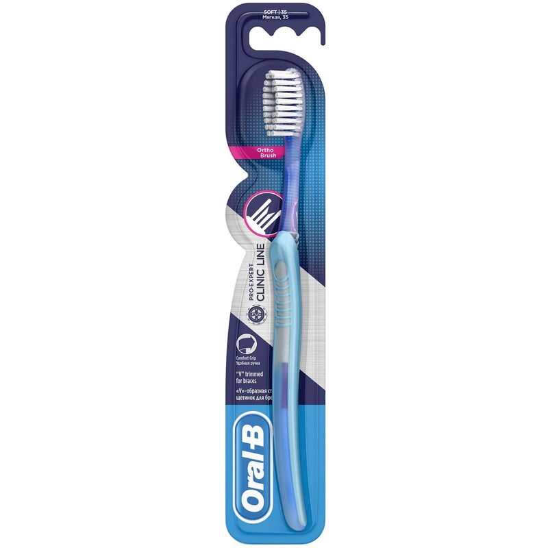 Зубная щетка Oral-B Pro-expert Clinic Line для протезов мягкая