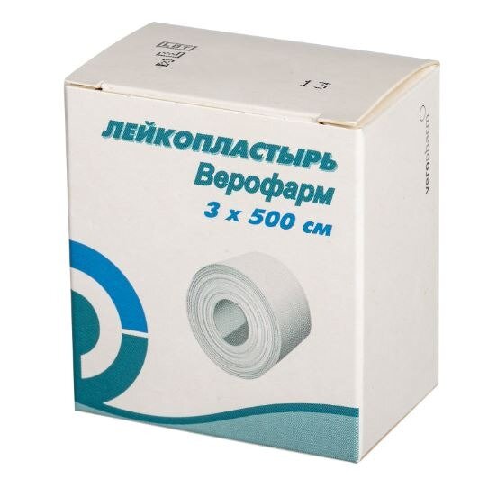 Лейкопластырь Верофарм 3х500 см