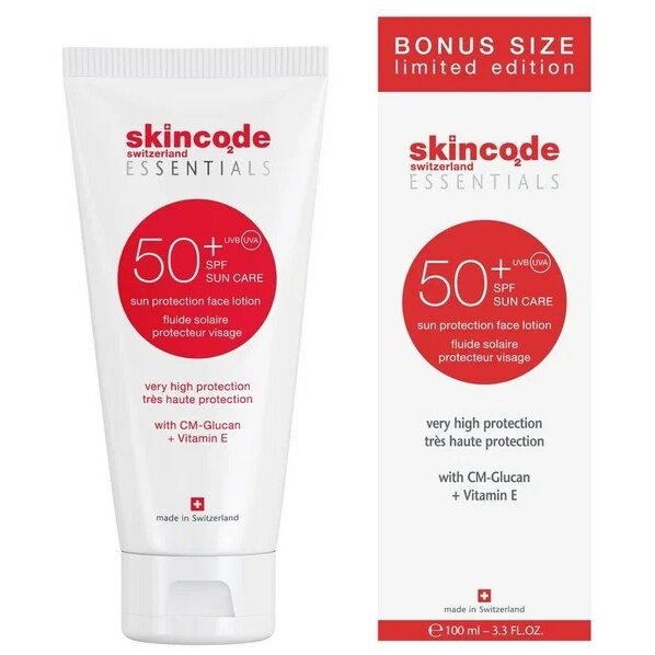 Лосьон для лица Skincode Essentials солнцезащитный SPF50 100 мл