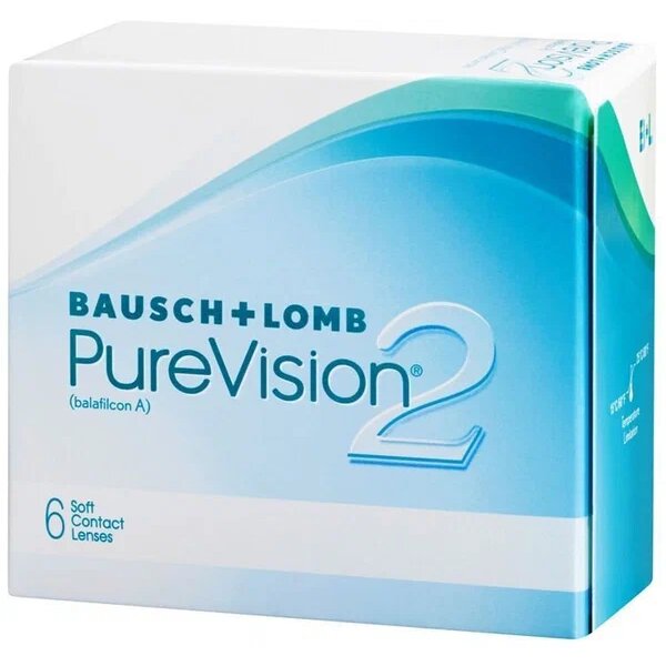 Линза контактная Pure Vision 2 BC=8,6 -3,75 6 шт.