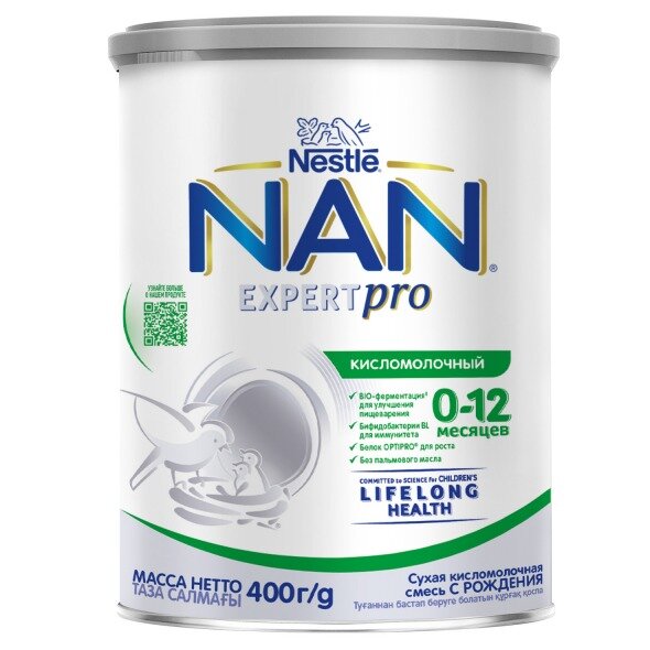 Смесь сухая NAN 1 Expert Pro Кисломолочный с 0 мес. 400 г