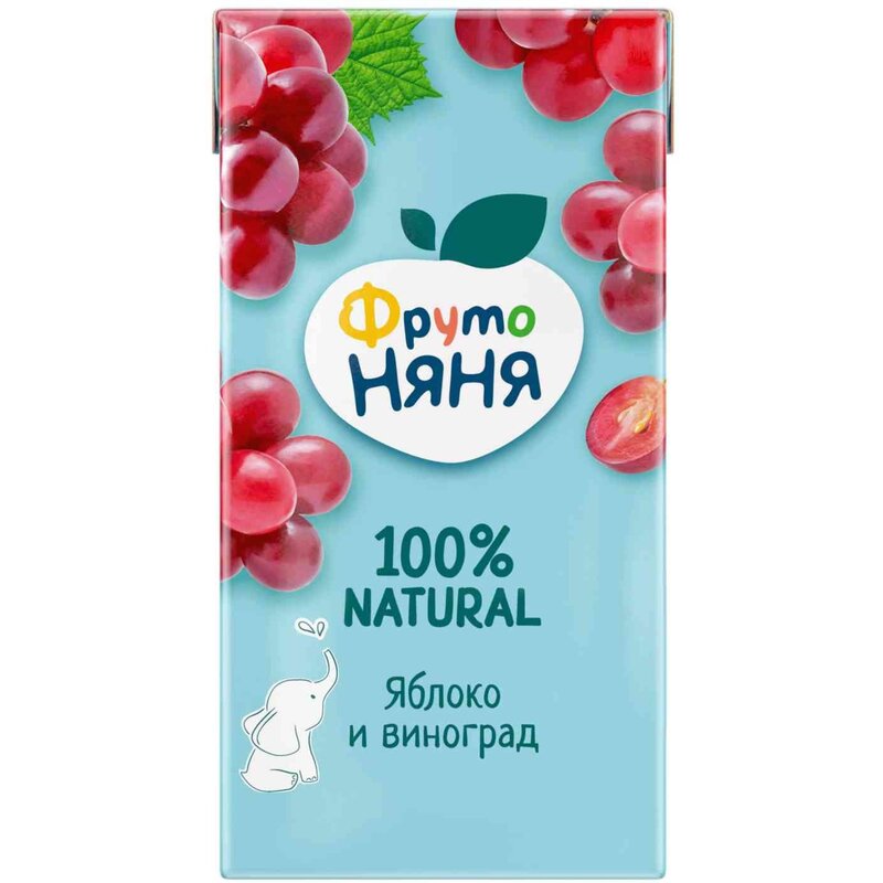 Сок Фрутоняня Яблоко и виноград 500 мл