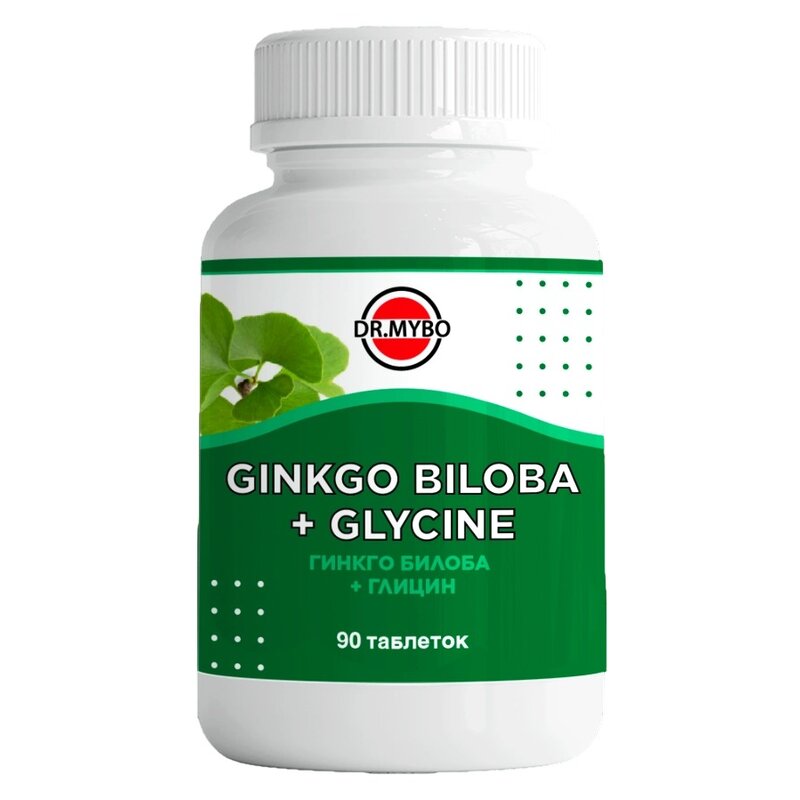 Гинкго билоба+Глицин Dr.Mybo таблетки 90 шт.